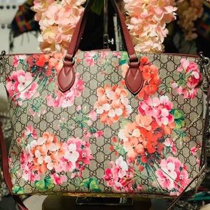Gucci Pink Blooms Tote